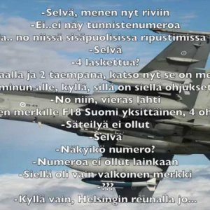 Venäjän ilmavoimien radiokeskustelu Suomen F-18 Hornetin tunnistuslennolla